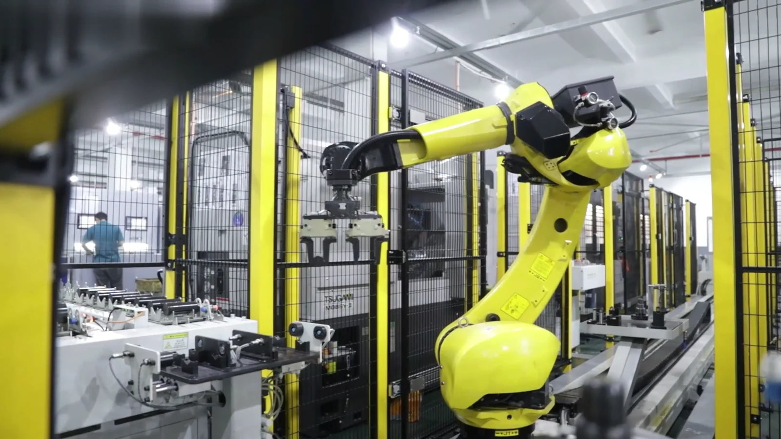 Automated production equipment in the ZUPPER manufacturing facility