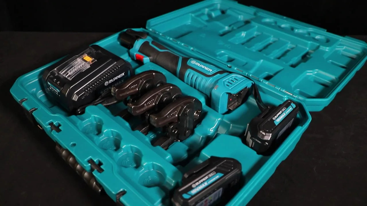 Open ZUPPER tool kit checked before shipment