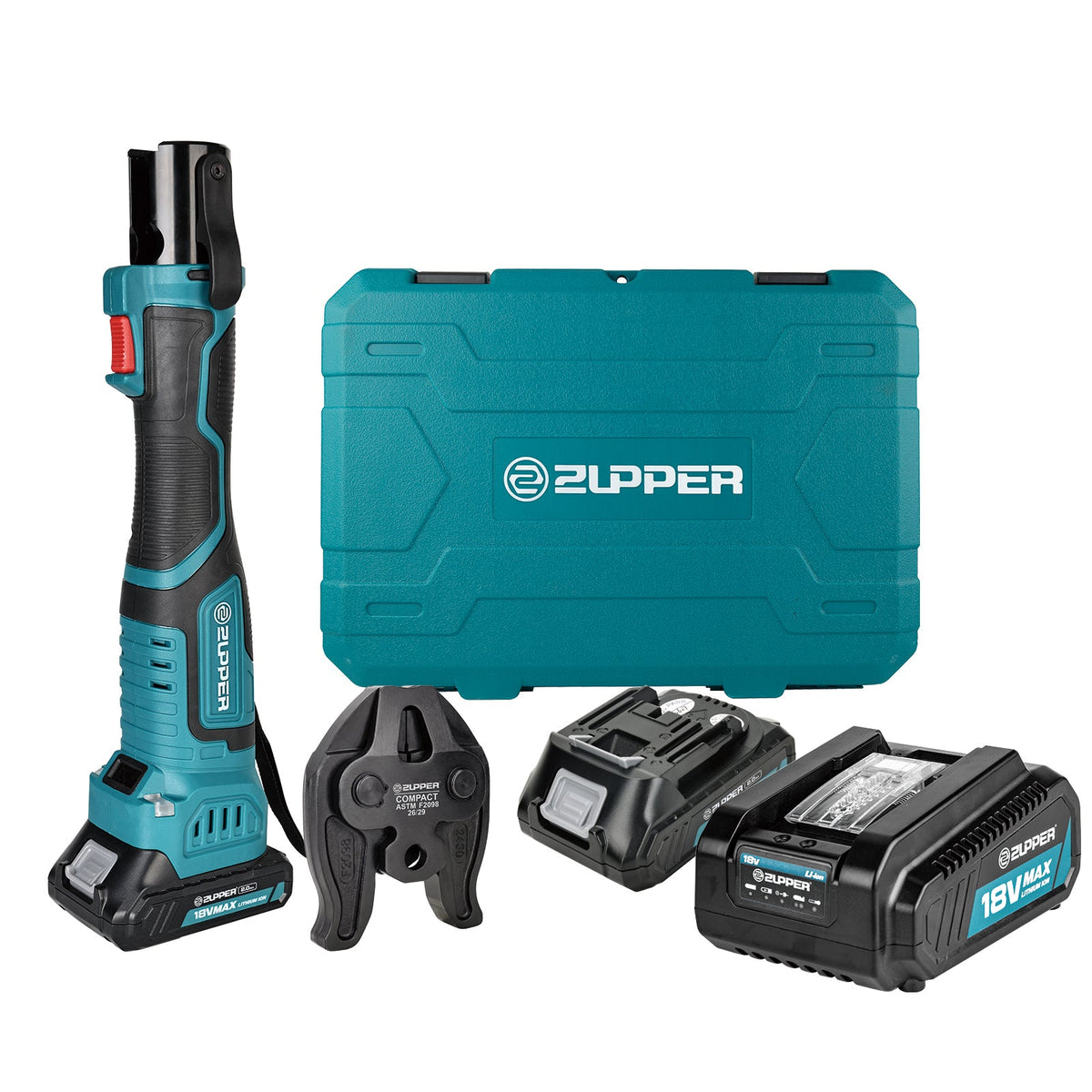 ZUPPER MP-2430-F2098 cordless PEX clamp tool kit