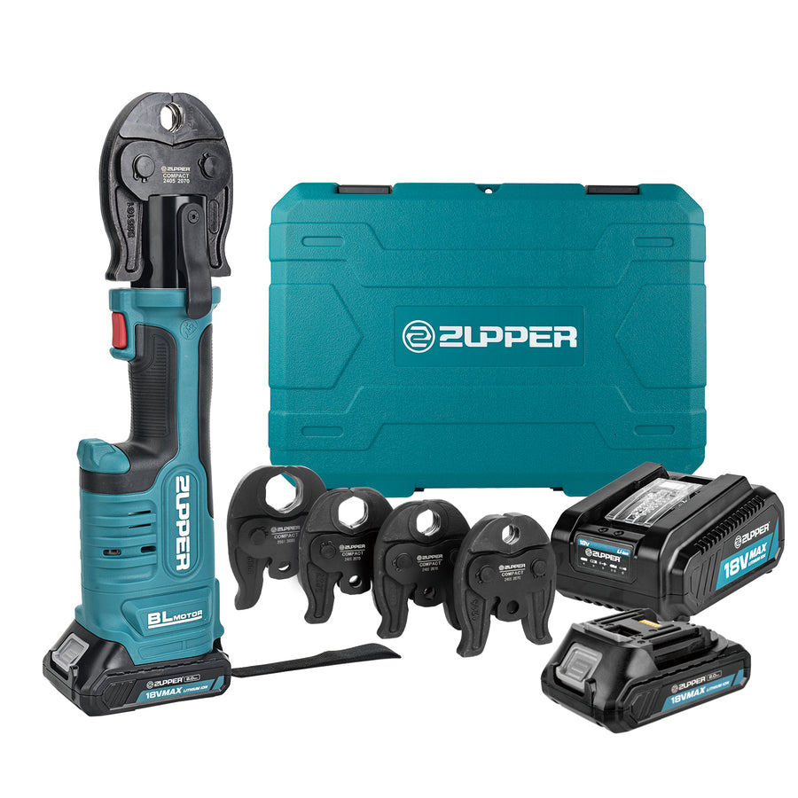 ZUPPER MP-2430S 2430S-JSX4 copper pipe press tool kit - hero image