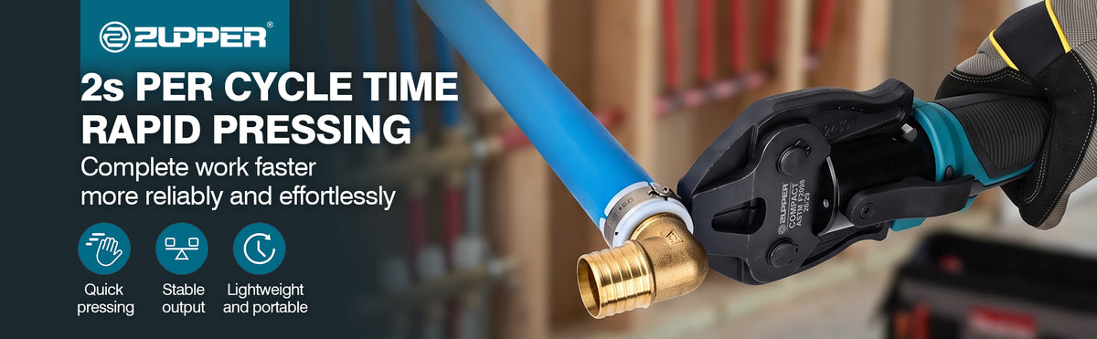 ZUPPER PEX clamp cinch tool feature image