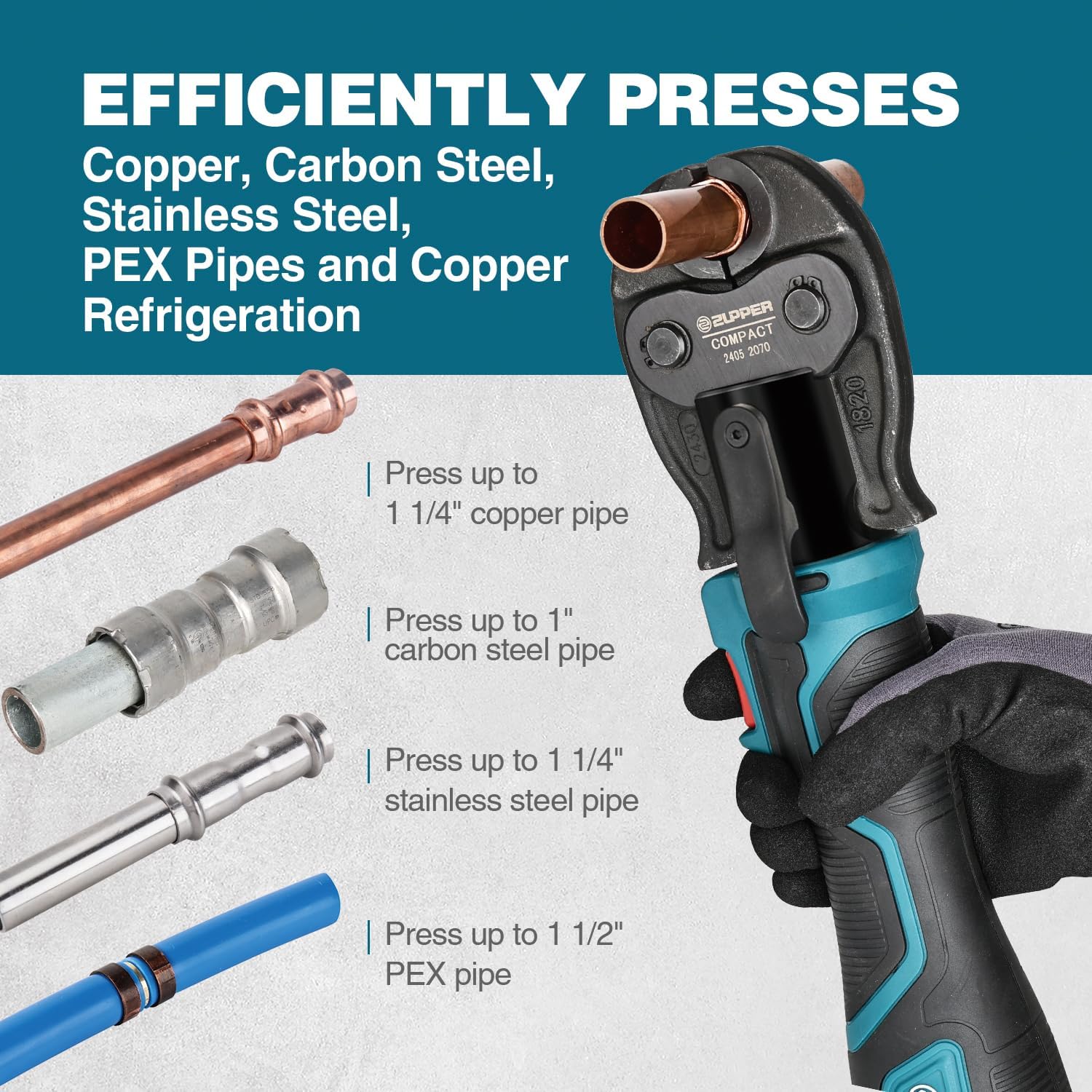 ZUPPERTOOLS MP-2430 compact press tool feature image