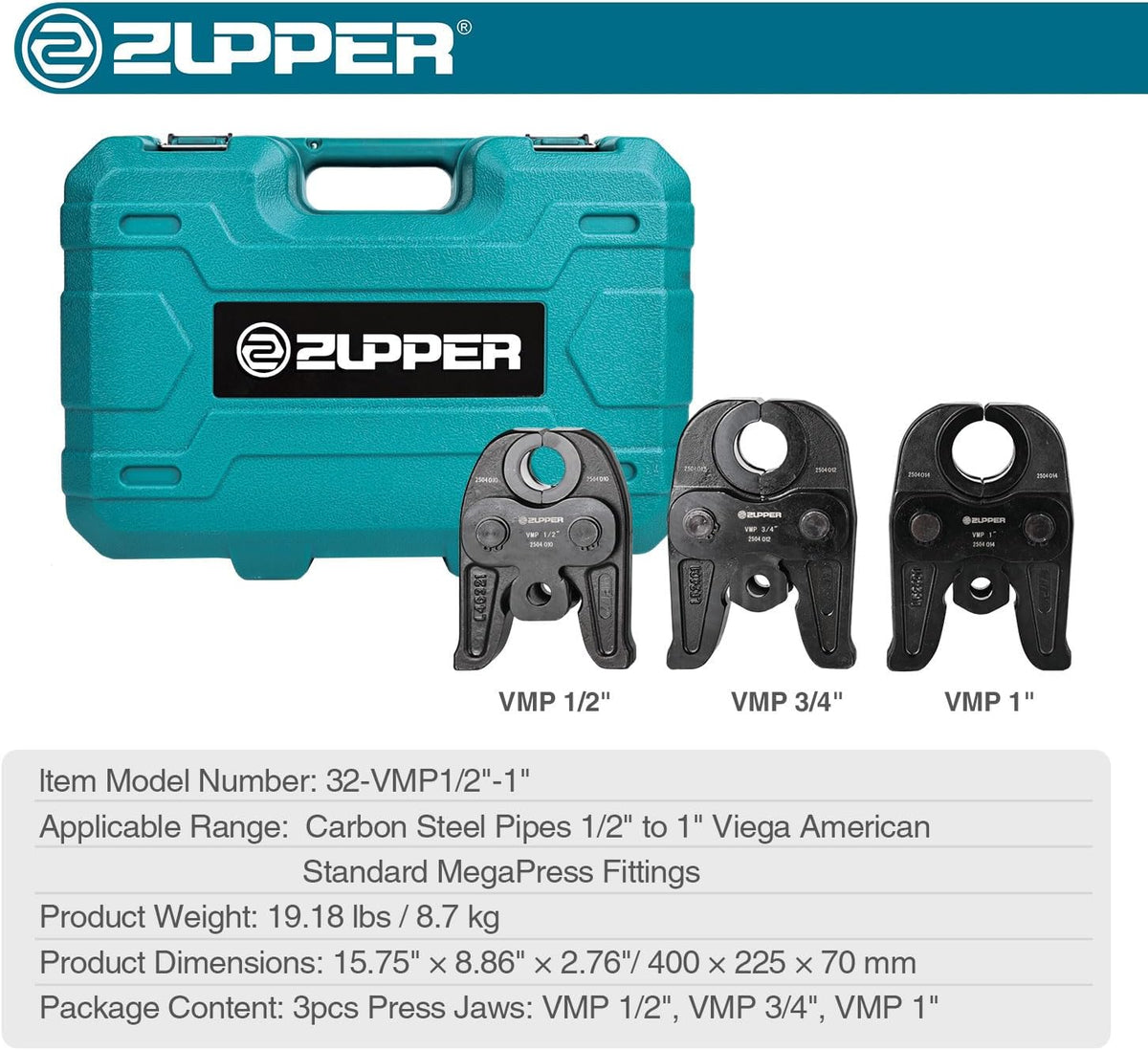 32-VMP1/2 3-jaw kit product feature