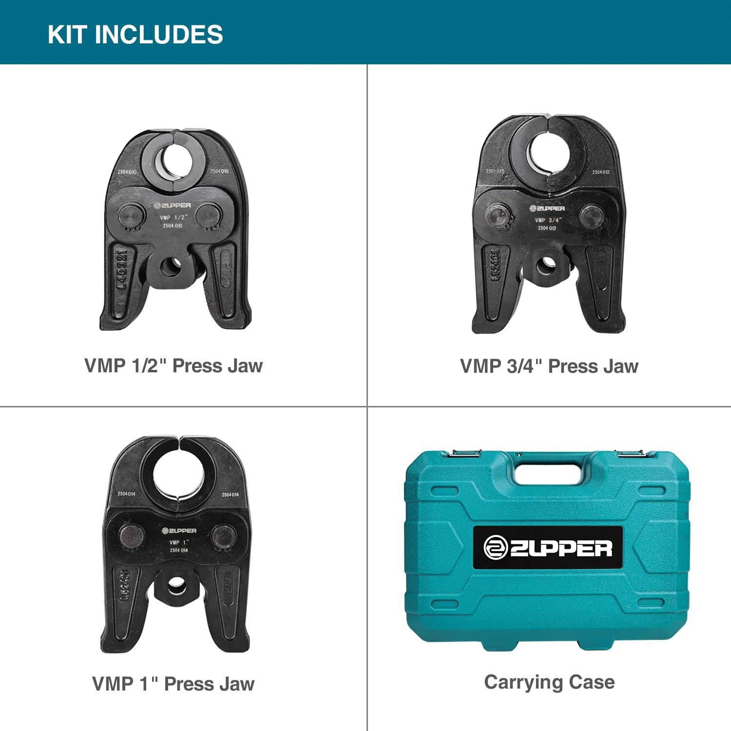 32-VMP1/2 3-jaw kit contents