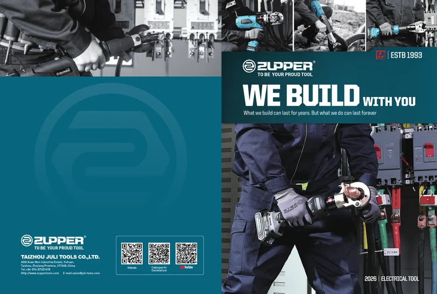 ZUPPER electrical tool catalog cover for product family selection