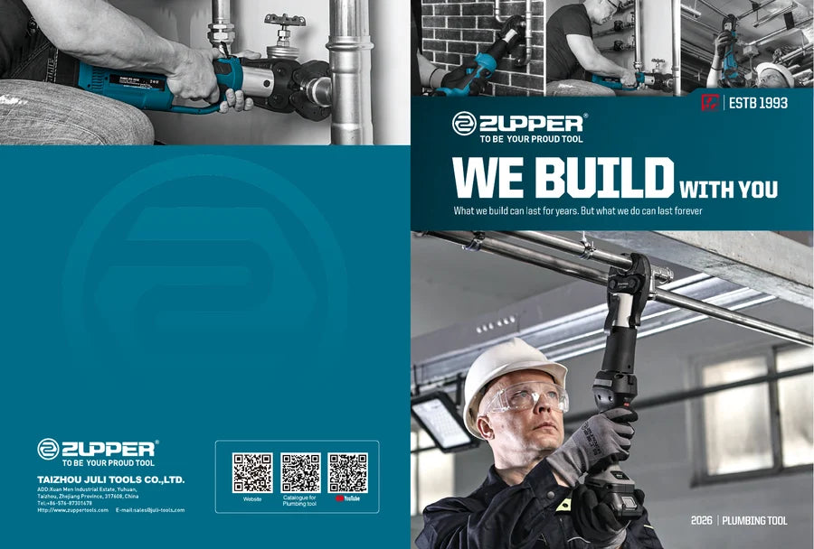 ZUPPER plumbing tool catalog cover for manual and product document support